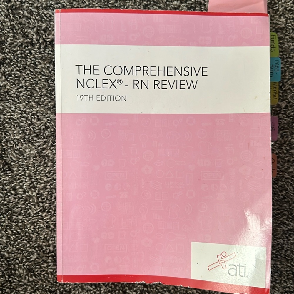 ATI COMPREHENSIVE PINK BOOK